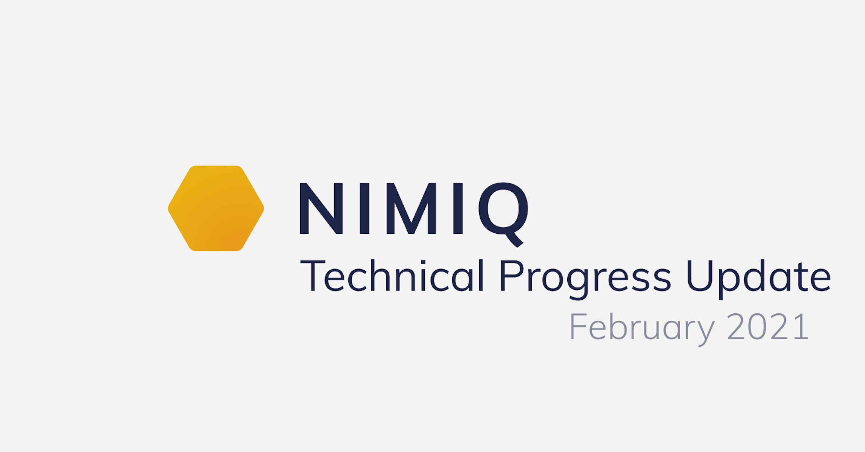 Nimiq Progress Report