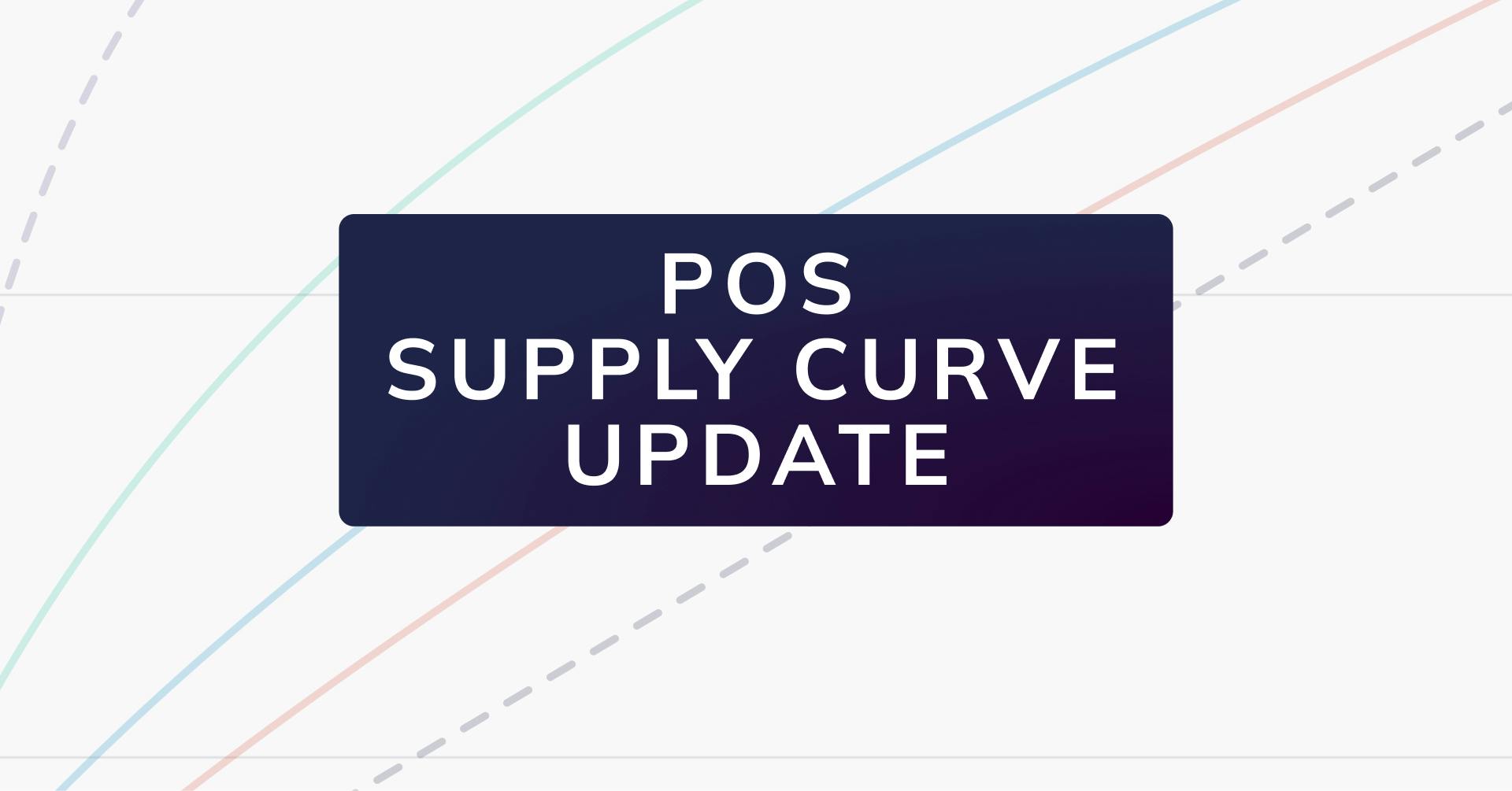 Nimiq Proof-of-Stake Supply Curve Update