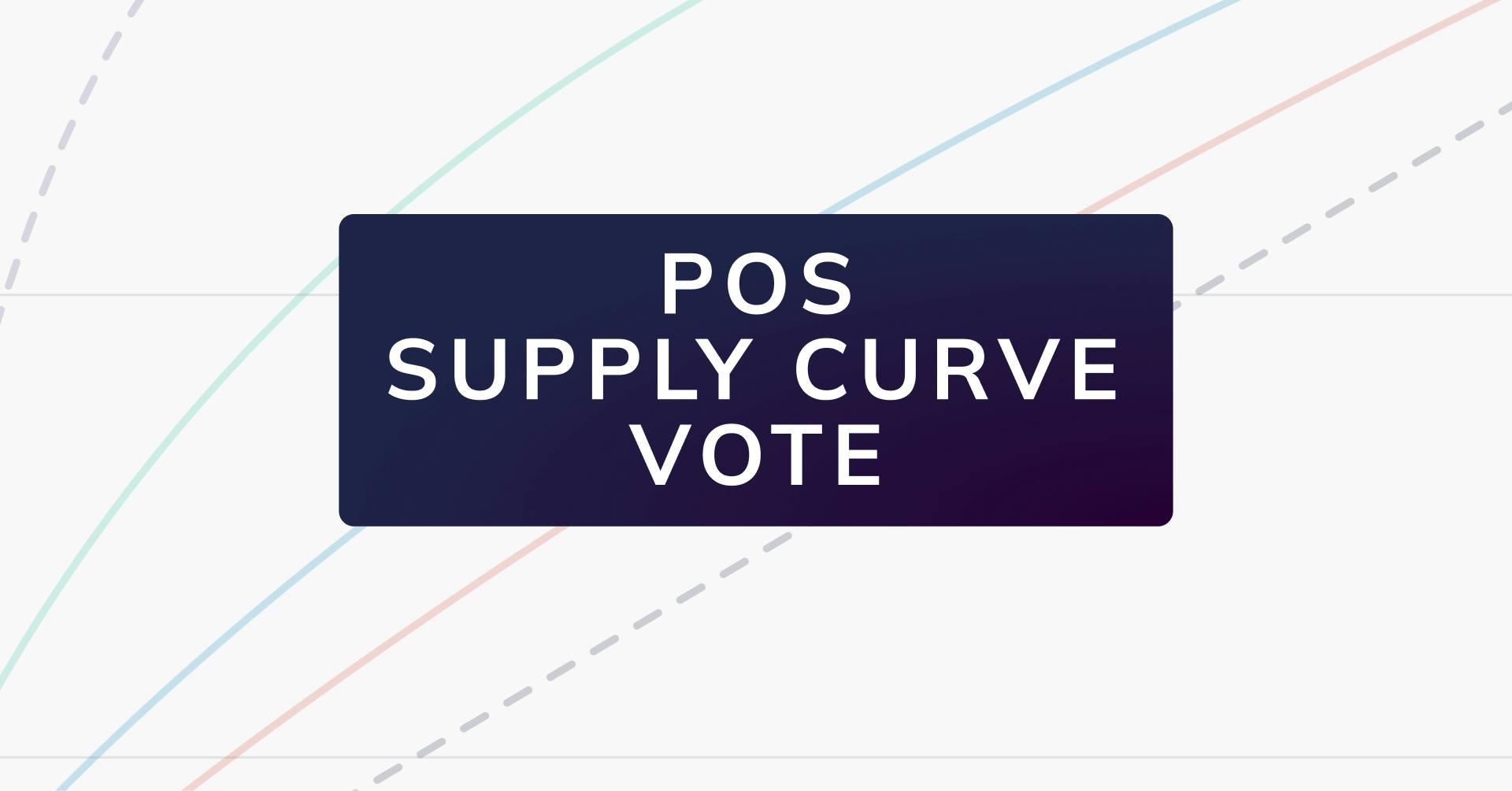 Nimiq Proof-of-Stake Supply Curve Vote
