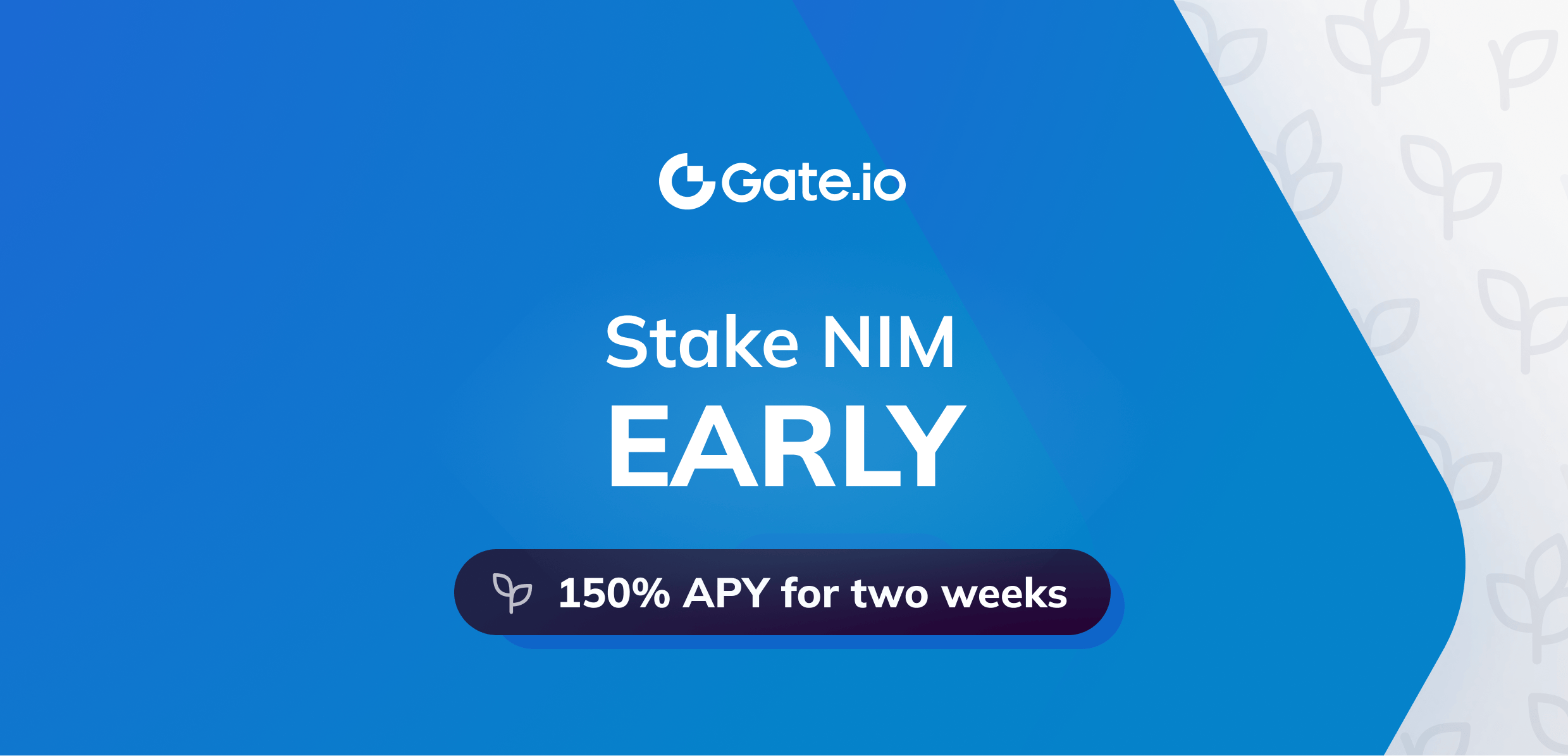Join Gate.io's Nimiq Early Staking Campaign in Preparation for the Migration to Nimiq Proof-of-Stake!