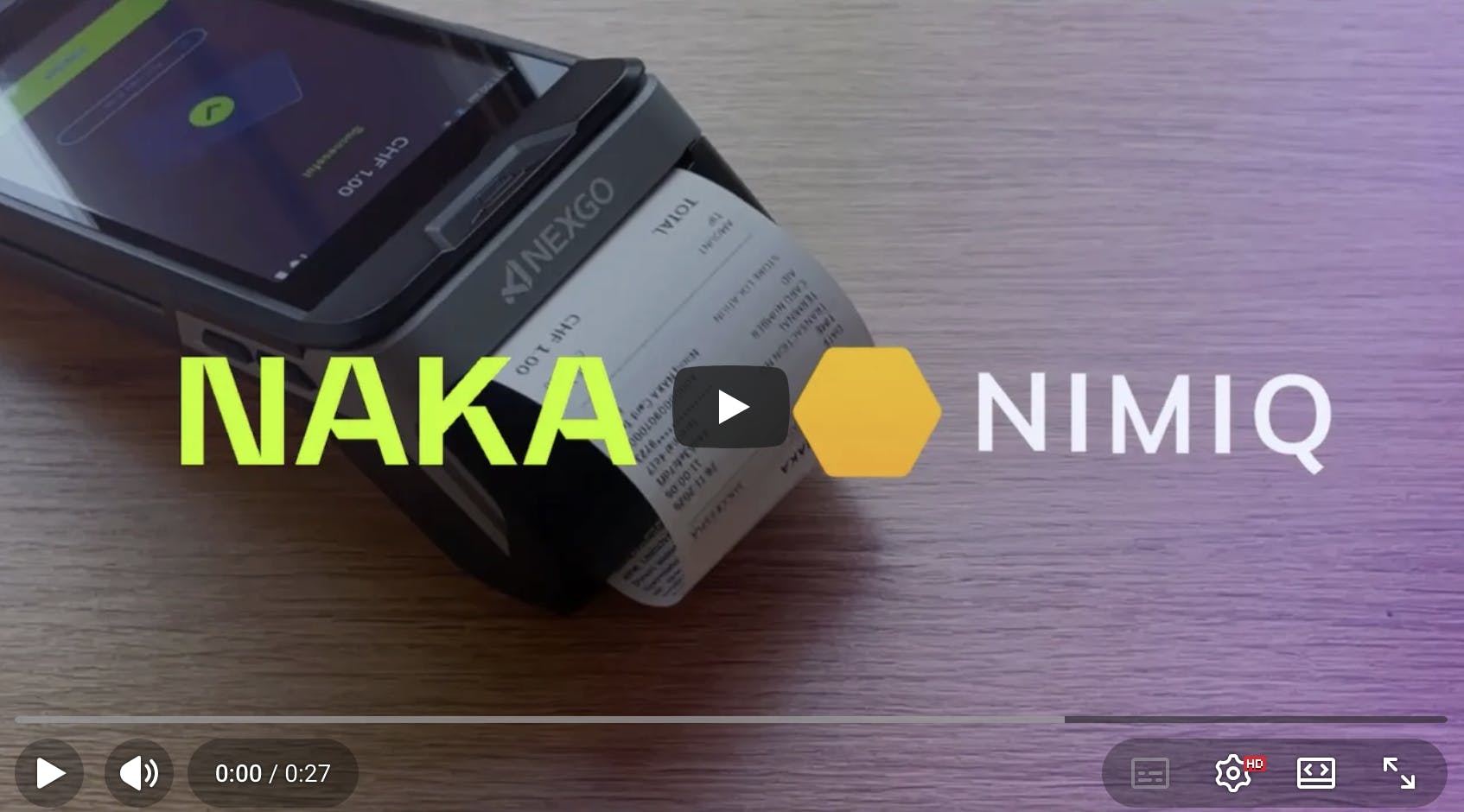 Demo: Pay with NAKA Card in Nimiq Pay 